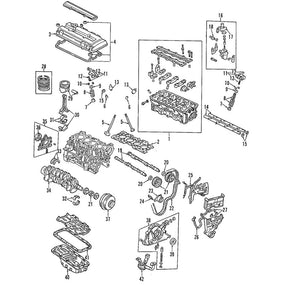 12030-P30-000 Valve Cover Gasket Set Kit For Honda CIVIC 1991-2001 CRX 1989-1998