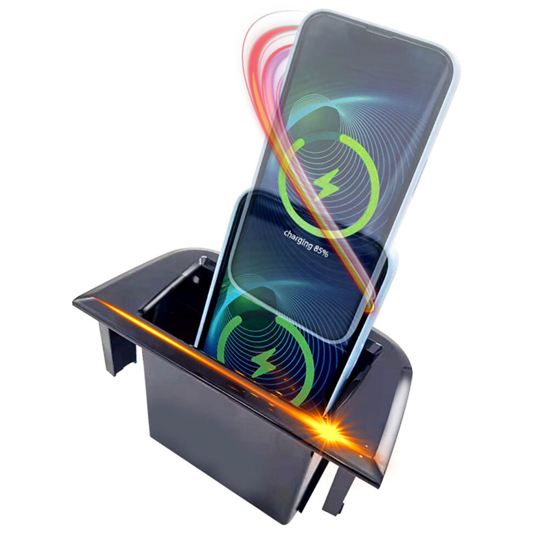 WXZOS Center Console Phone Wireless Fast Charging Pad for Porsche Cayenne 2018-2023
