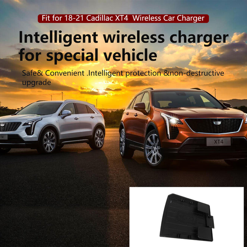 WXZOS Center Console Phone Wireless Fast Charging Pad for Cadillac XT4 2018-2021