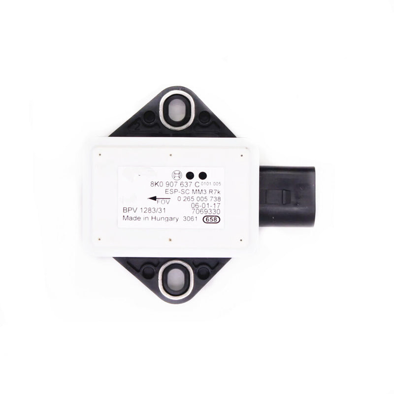 WXZOS 1PC 8K0907637 YAW Rate Acceleration Sensor for Audi A5 S5 RS5 A5 Quattro 2009-16