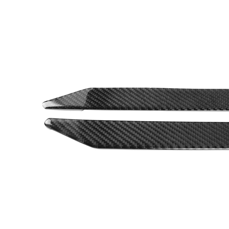 WXZOS Genuine Carbon Fiber Rear Windshield Trim for Chevrolet Corvette C8 2020-2024