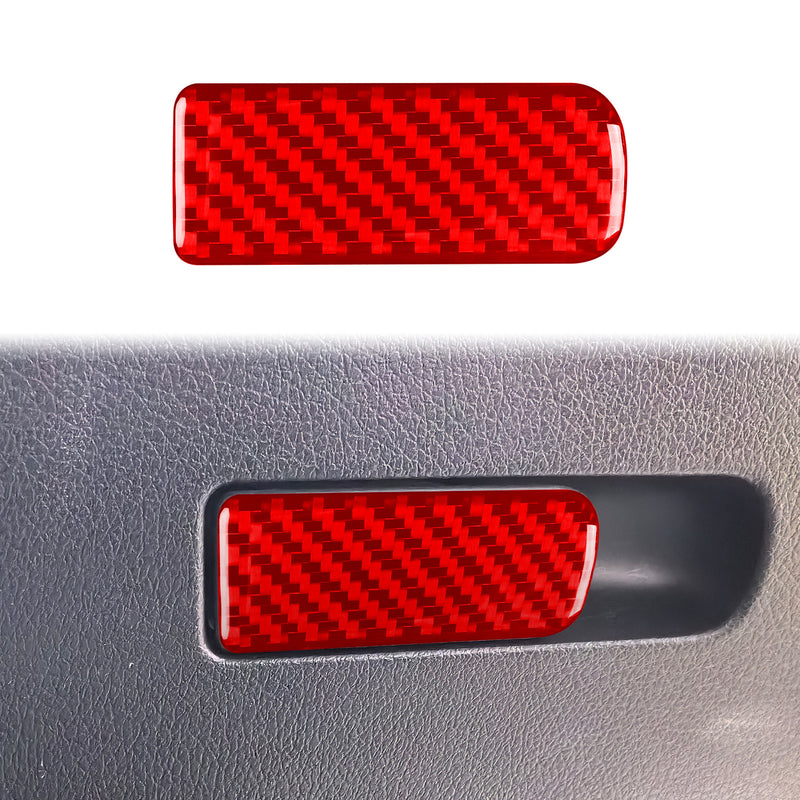WXZOS Carbon Fiber ‌Center Glove Compartment Box Trim for Benz W206 C-class 2022-2024