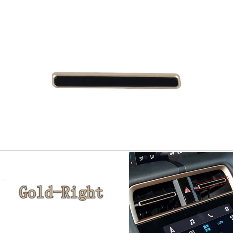 WXZOS  Front Center Dashboard Air Vent Grille Strip Trim for Porsche Taycan 2019-2025