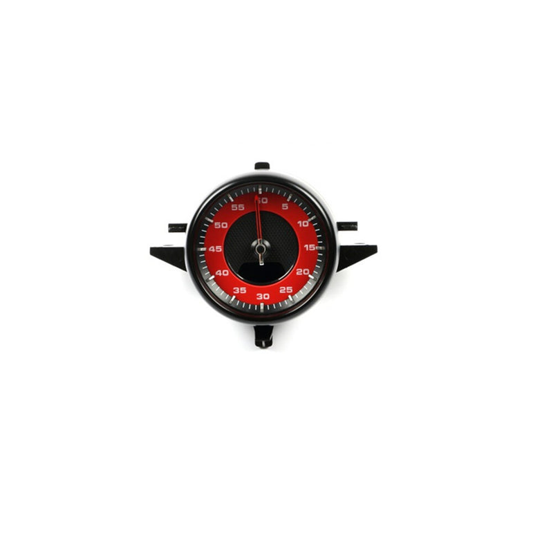 WXZOS 1PC Red Center Dashboard Chrono Stopwatch Clock for Porsche Cayenne 2018-2023