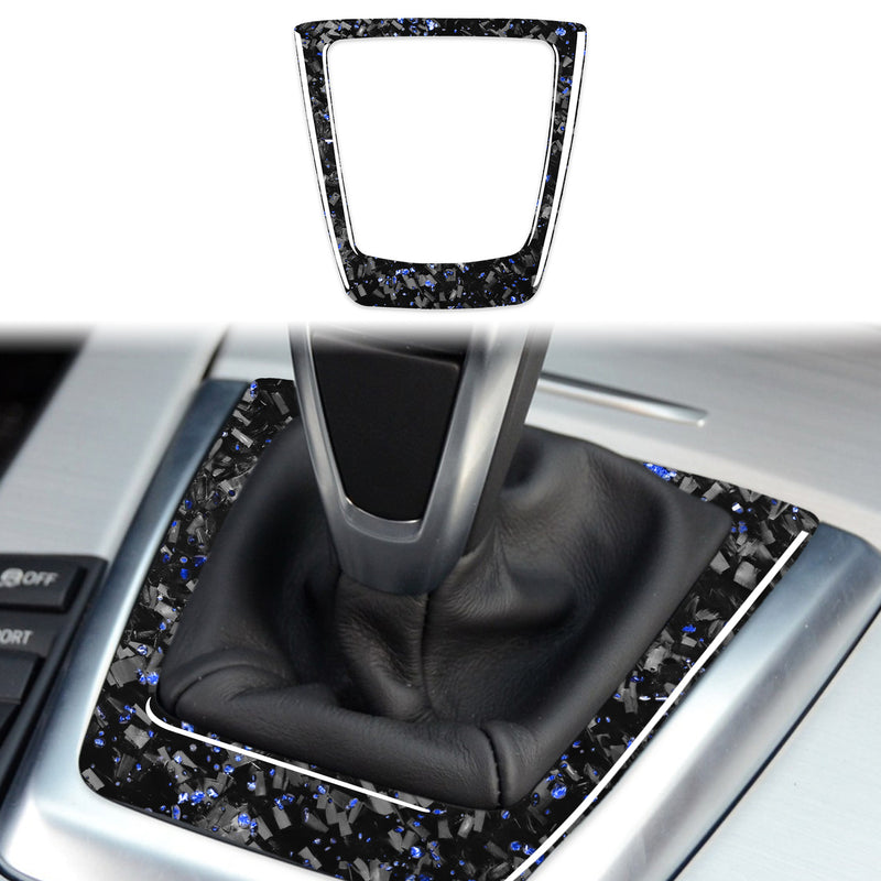 WXZOS Genuine Carbon Fiber Gear Shift Lever Panel Trim for BMW E89 Z4 2009-2015