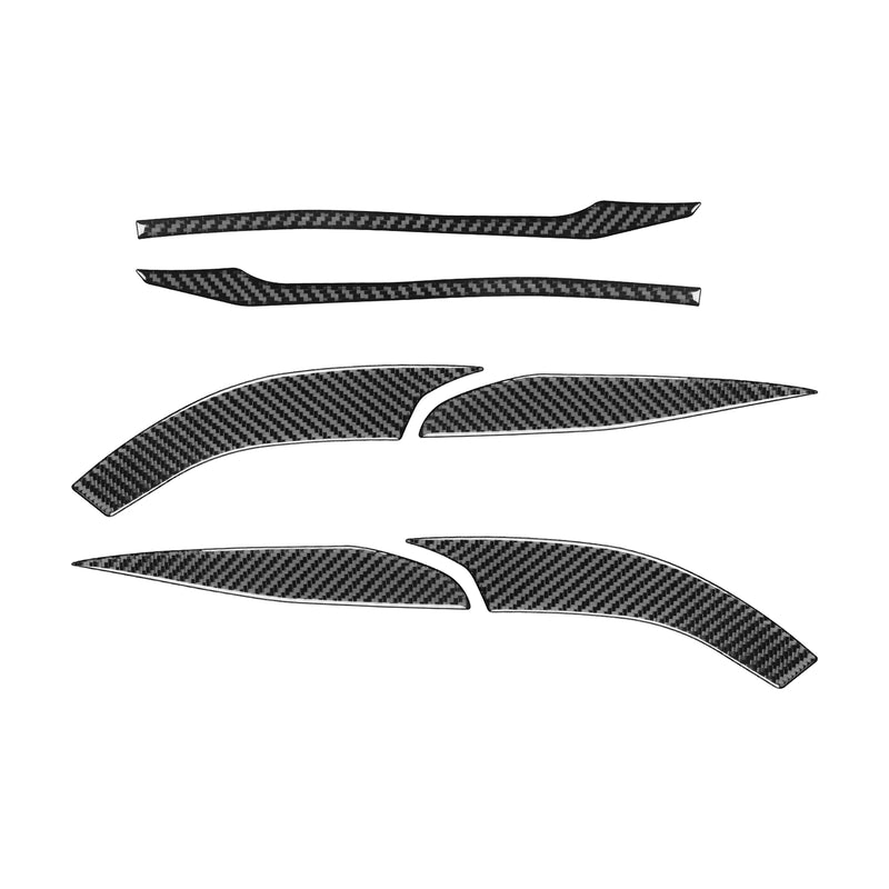 WXZOS Genuine Carbon Fiber Side Wing Mirror Trim for Mercedes W206 C-class 2022-2024