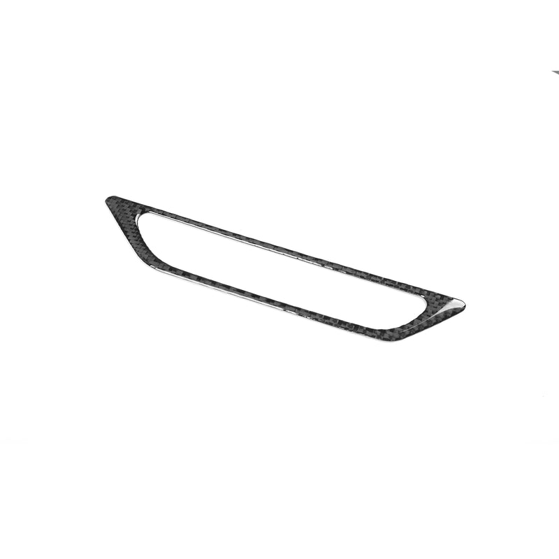 WXZOS Genuine Carbon Fiber Rear Trunk Lid Handle Trim for Chevrolet Corvette C8 2020+