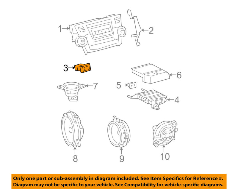 86190-02020 Auxiliary Aux Stereo Adaptor For Toyota Camry 07-11 VENZA 09-12