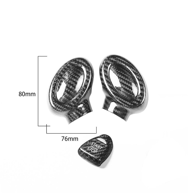 Carbon Fiber Gear Shift Knob Cover w/SST Trim for Mini Cooper F54 F55 2015-2021