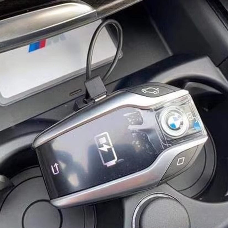 WXZOS LCD Smart Car Key Charging USB Data Cable for BMW G11 G12 7series 2016-2024