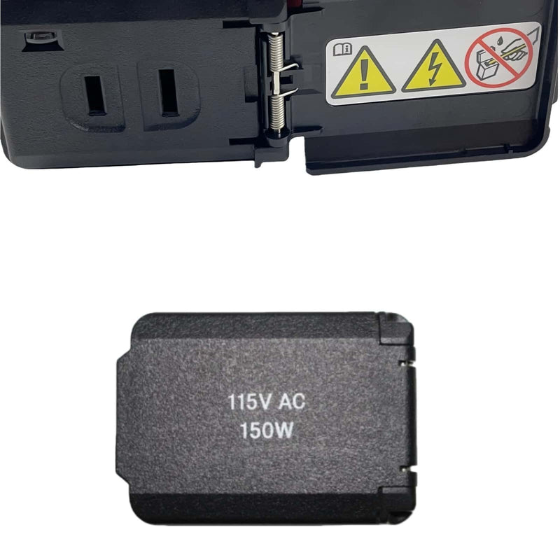 WXZOS 1PC Rear Trunk 115V AC Power Outlet Adapter for Mercedes W166 GLS-Class 2016-19