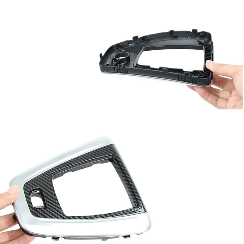 WXZOS Car Gear Shift Lever Trim Panel Replacement for BMW E90 E92 E93 3Series 2005-13