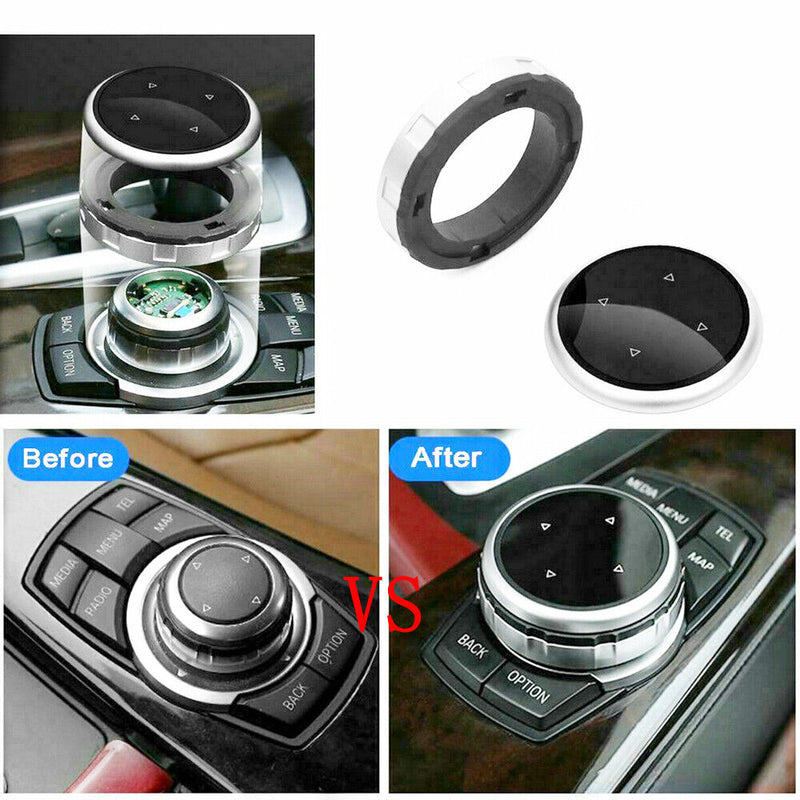 7 Button CIC IDrive Multi-Media Knob Cover for BMW 7 seies 2009-2011 X3 2011-13