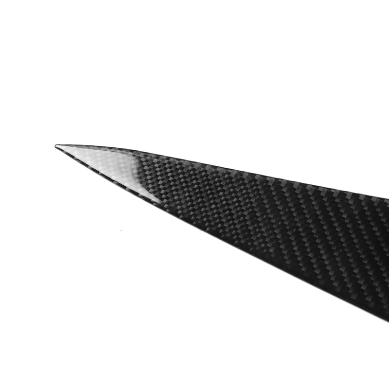 WXZOS Genuine Carbon Fiber Front Splitter Trim for Chevrolet Corvette C8 2020-2024