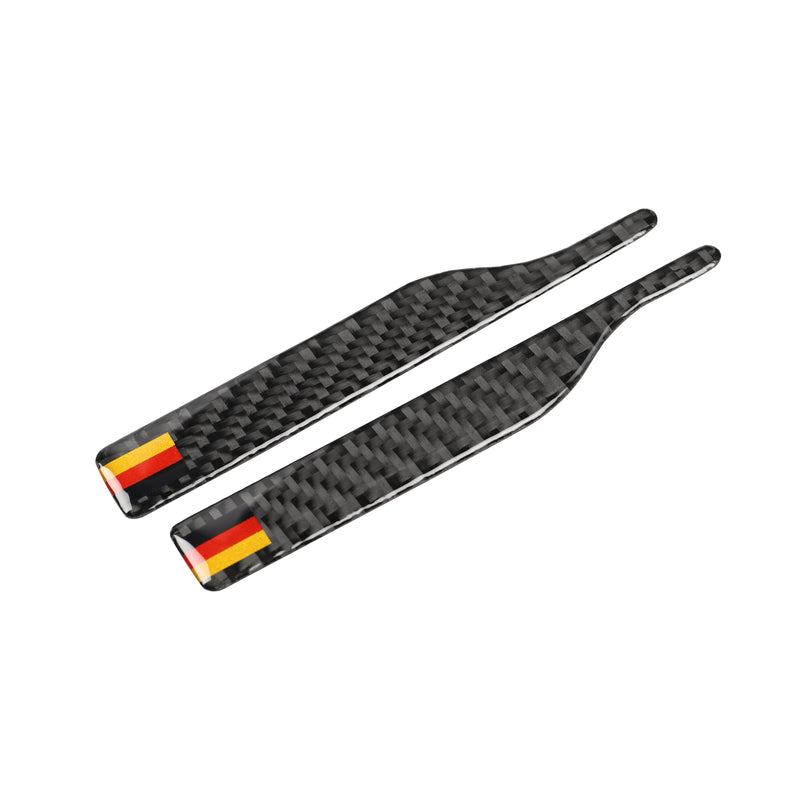 WXZOS Genuine Carbon Fiber Rear View Mirror Anti-Collision Sticker for BMW 2012-2018