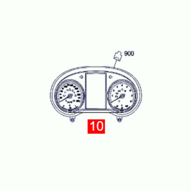 WXZOS 1PC Instrument Cluster LCD Display Screen for Mercedes W205 S205 C-Class 2015-19