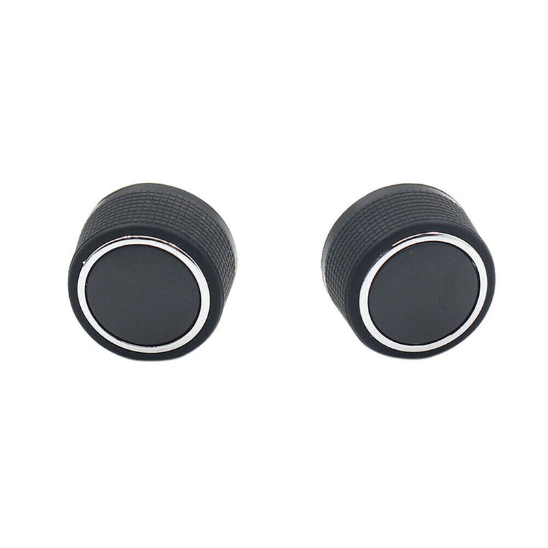 2Pcs Audio Radio Control Knob Button 22912547 For Chevrolet GMC Cadillac Buick