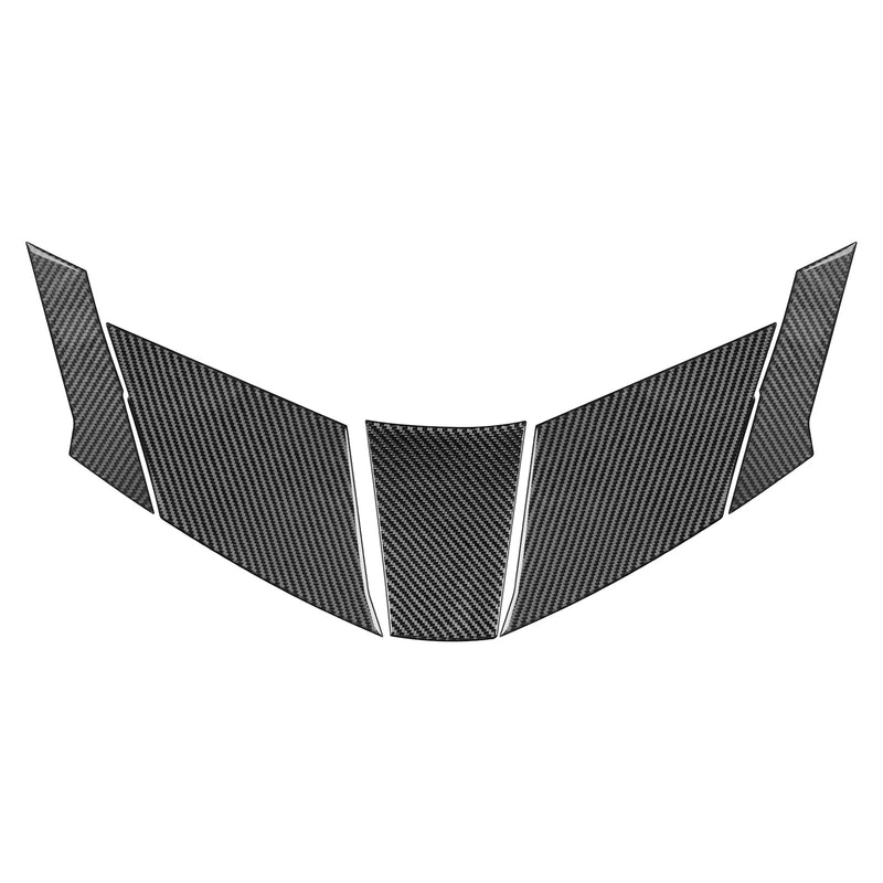 WXZOS Genuine Carbon Fiber Rear Engine Hatch Trim for Chevrolet Corvette C8 2020-2024