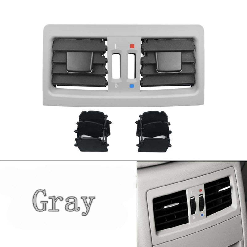 WXZOS 1PC Center Console Rear Air Vent Grille for BMW E90 E91 3series Sedan 2005-2012