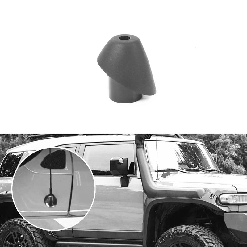 WXZOS Antenna Ornament Bezel Mounted Base for Toyota FJ Cruiser 2007-2014 (LHD/RHD)