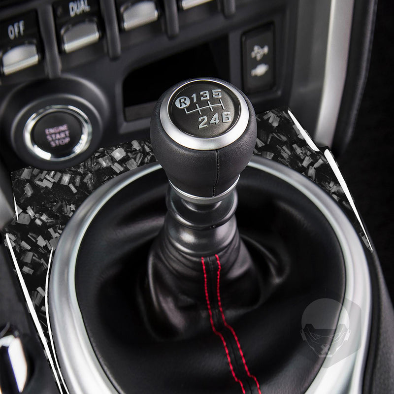 WXZOS Genuine Carbon Fiber Gear Shift Knob Lever Panel Trim for Toyota  86 2017-2020