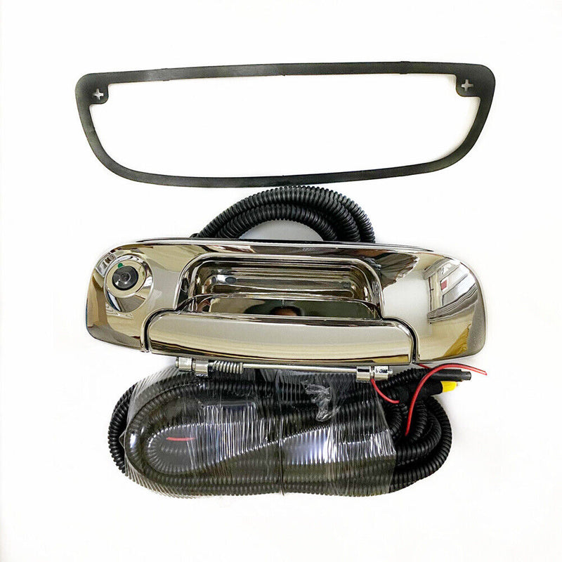 Chrome Tailgate Handle Backup View Camera for Dodge 2003-2008 Ram 1500 2500 3500