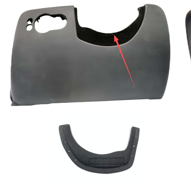 WXZOS Steering Wheel Lower Cover Sponge Backplate for Mini Cooper 2014-2023 F55 F56/57