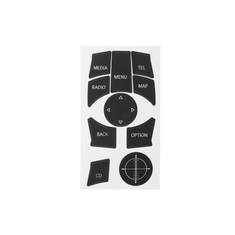 iDrive Button Repair Decal Sticker Kit Trim for BMW 7 Series 2009-2011 F02 F04