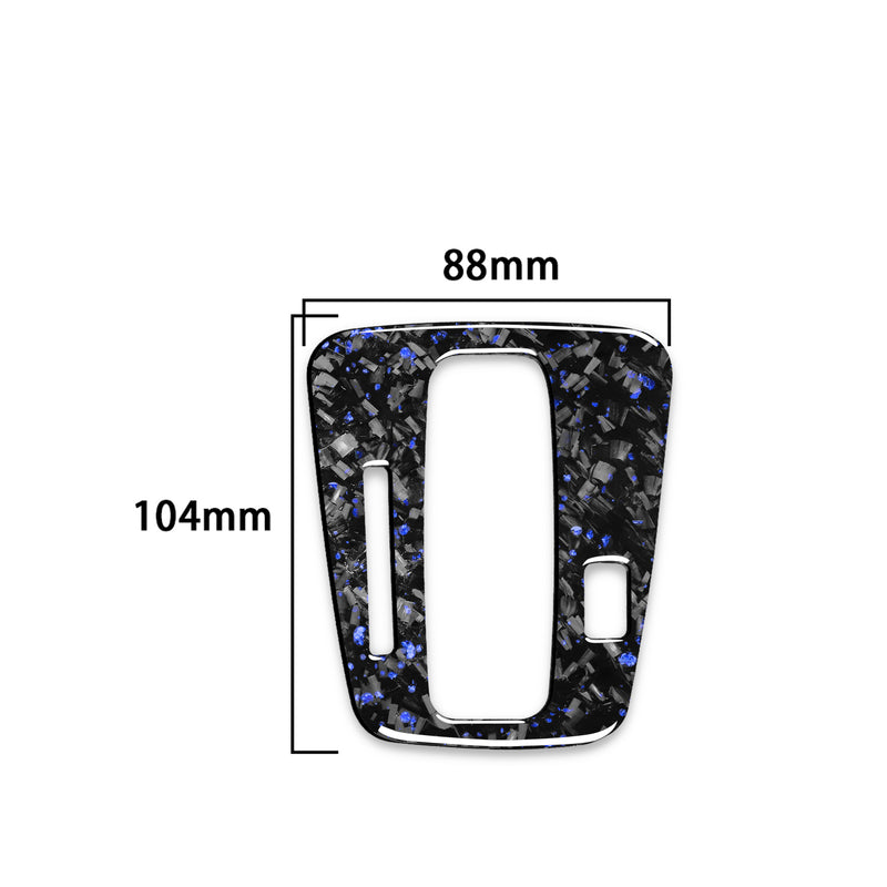 WXZOS Genuine Carbon Fiber Gear Shift Knob Lever Panel Trim for Honda CR-V 2007-2011