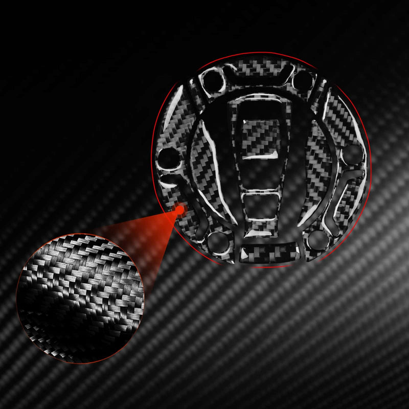 WXZOS Carbon Fiber Fuel Tank Cap Trim for BMW C400GT 2021-2023