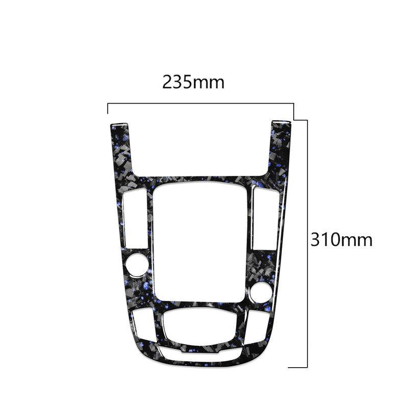 WXZOS Genuine Carbon Fiber Gear Shift Lever Panel Trim for Audi A5 S5 RS5 2013-2016