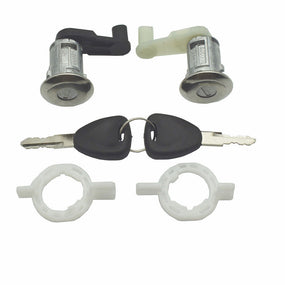 2Pcs Cylindre Serrure de Porte avec Clés pour Renault Megane 1996-2003 Master...