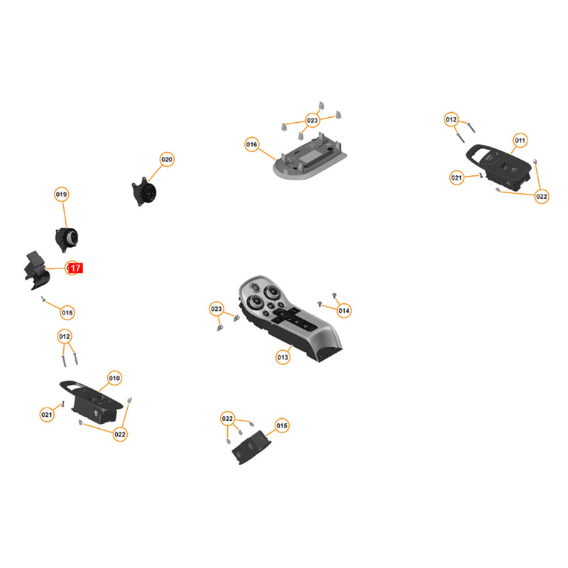 WXZOS Electronic Hand Brake Switch Button for McLaren 540C 570S 2015-2019 600LT 2019