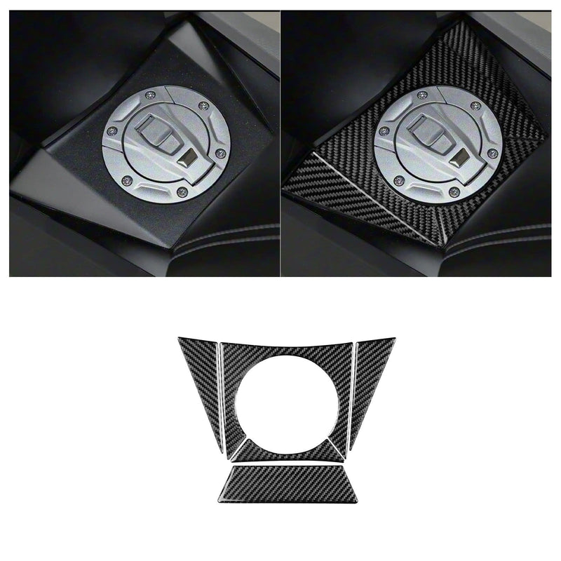 WXZOS Carbon Fiber Fuel Tank Cap Panel Trim for BMW C400GT 2021-2023