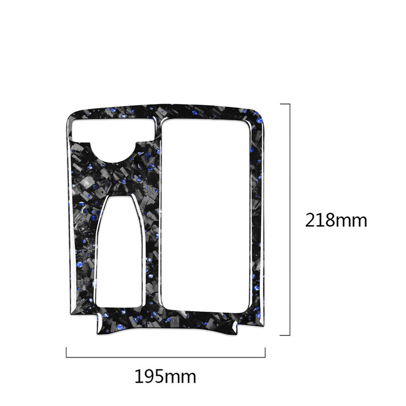 WXZOS Genuine Carbon Fiber Gear Shift Lever Trim for Mercedes W212 E-Class 2010-2012