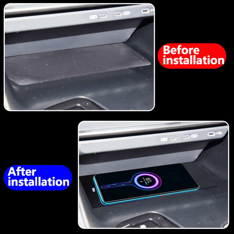 WXZOS Center Console Wireless Fast Charging Pad for Lexus RZ300e RZ450e 2023
