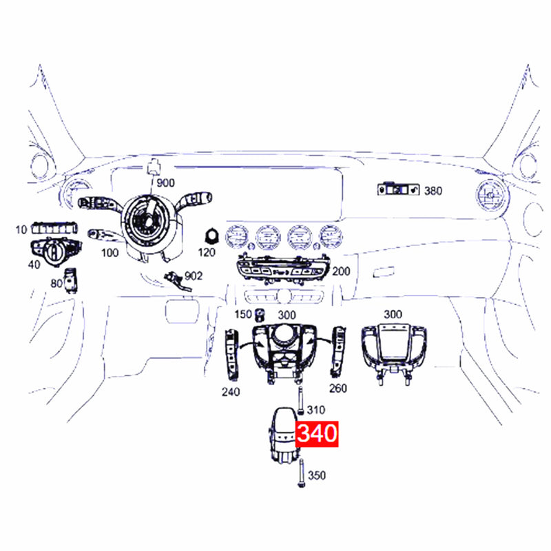 WXZOS Multimedia Center Control Mouse Touchpad Cover for Benz W213 E-Class 2017-2018