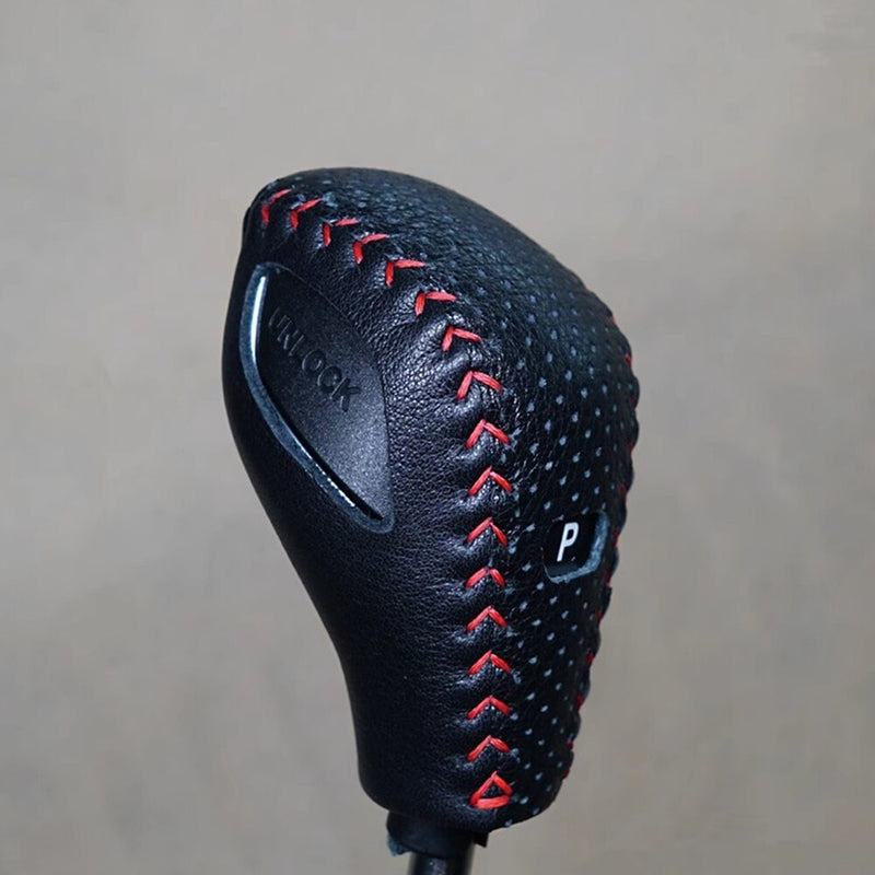 WXZOS 1PC Leather Gear Shift Knob Protective Cover for BMW F44 G42 2series 2020-2023