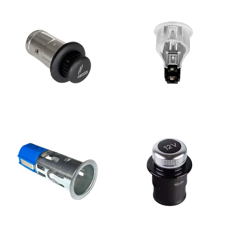 WXZOS Rear Center Cigarette Lighter Socket Kit for Porsche Cayenne (9Y0) 2018-2024