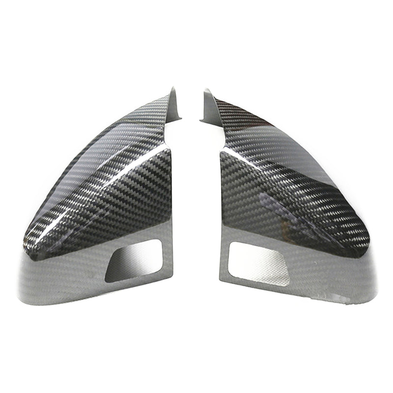 WXZOS Genuine Carbon Fiber Wing Mirror Trim for Audi A3 8V S3 RS3 2014-2019
