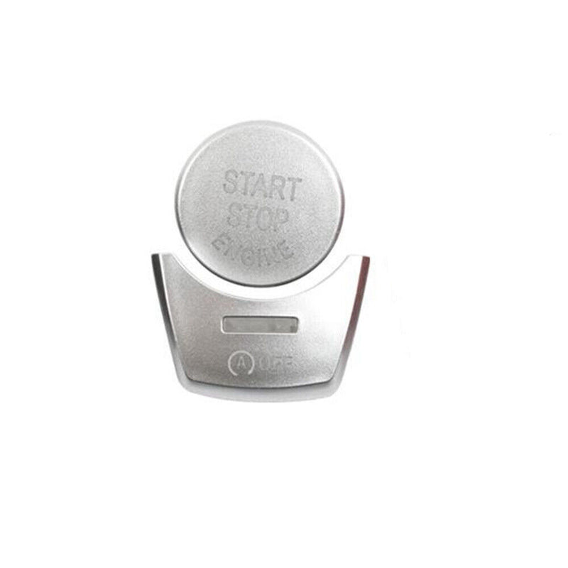Silver Engine Start Stop Button Cover Kit for BMW 7 Series F01 F02 F04 2009-2015