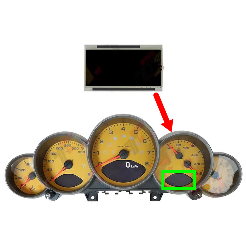 WXZOS Temperature Instrument Cluster LCD Display Screen for Porsche 911 997 2005-2011
