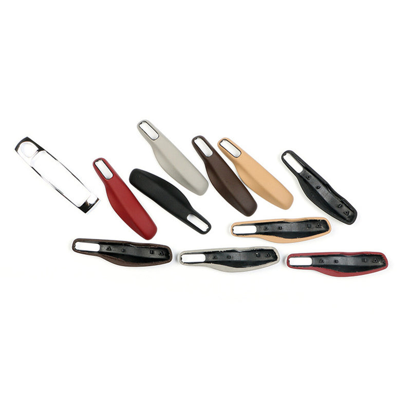 WXZOS Genuine Leather Smart Remote Key Fob Shell Replace for Porsche Cayman 2013-2016