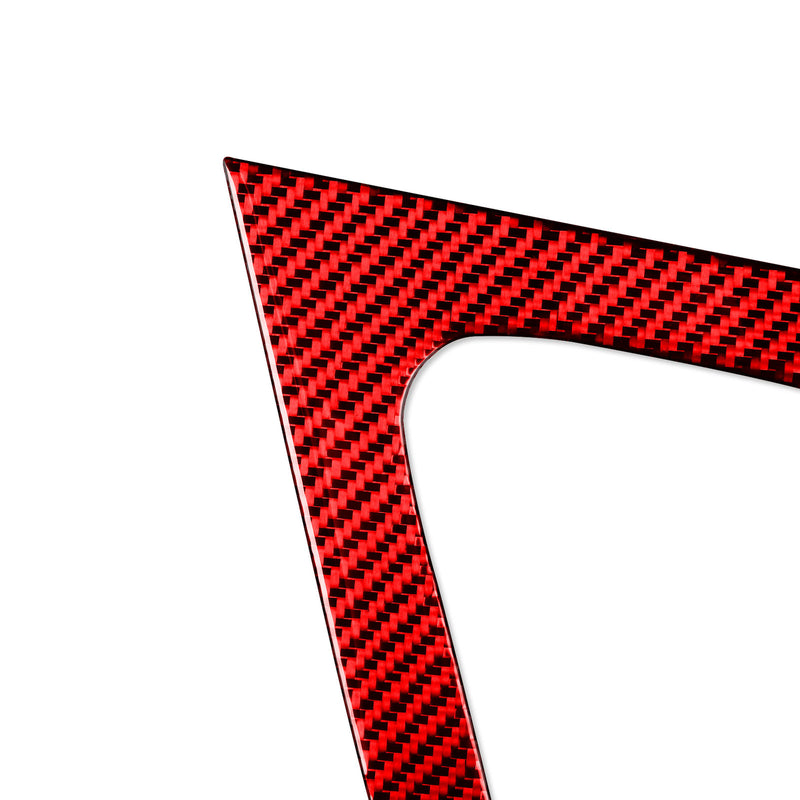 WXZOS Genuine Carbon Fiber Rear Side Window Trim for Porsche 718 Cayman 2017-2024