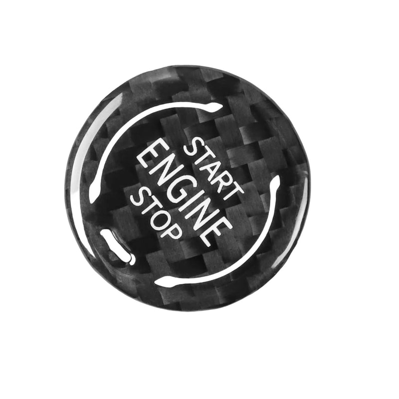 WXZOS Dry Carbon Engine Start-Stop Switch Button Trim for Buick Encore 2020-2023