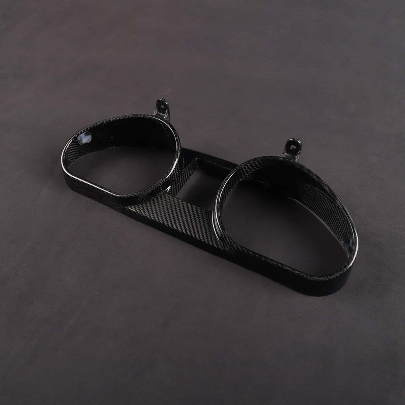 WXZOS Car Carbon Fiber Instrument Cluster Bezel for Maserati GranTurismo(M145) 2009-20