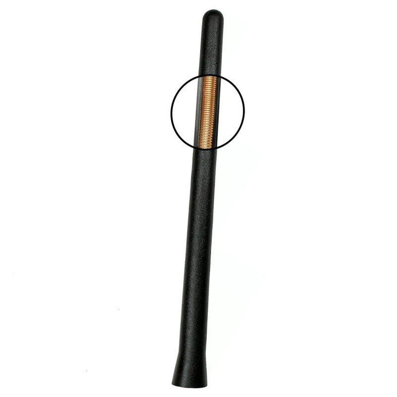 WXZOS 6 3/4" Short Mast AM/FM Antenna w/Screws for Chevrolet Suburban 2500 2002-2013