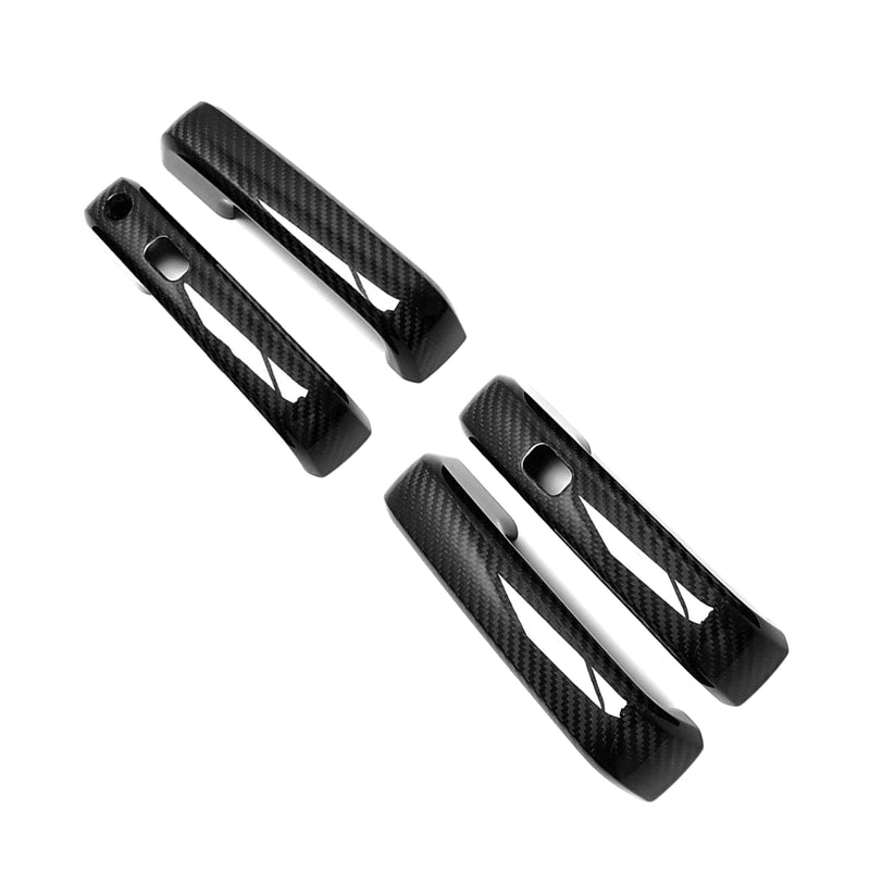WXZOS Genuine Carbon Fiber Exterior Door Handle Trim Set for Ford F150 2015-2020
