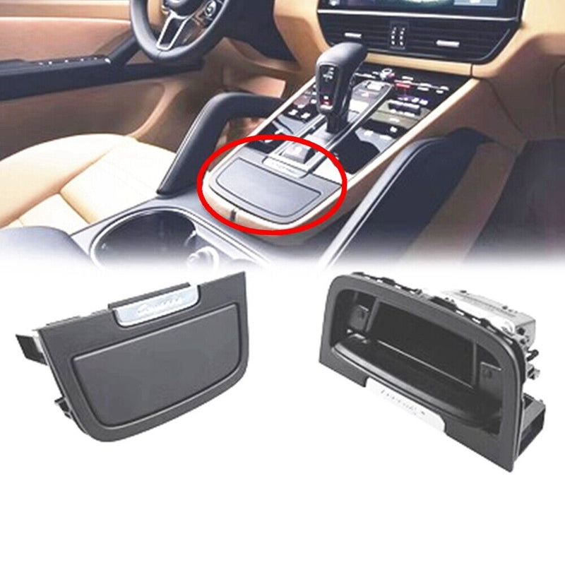 Ensemble cendrier console centrale avant noir pour Porsche Cayenne 2019-2022