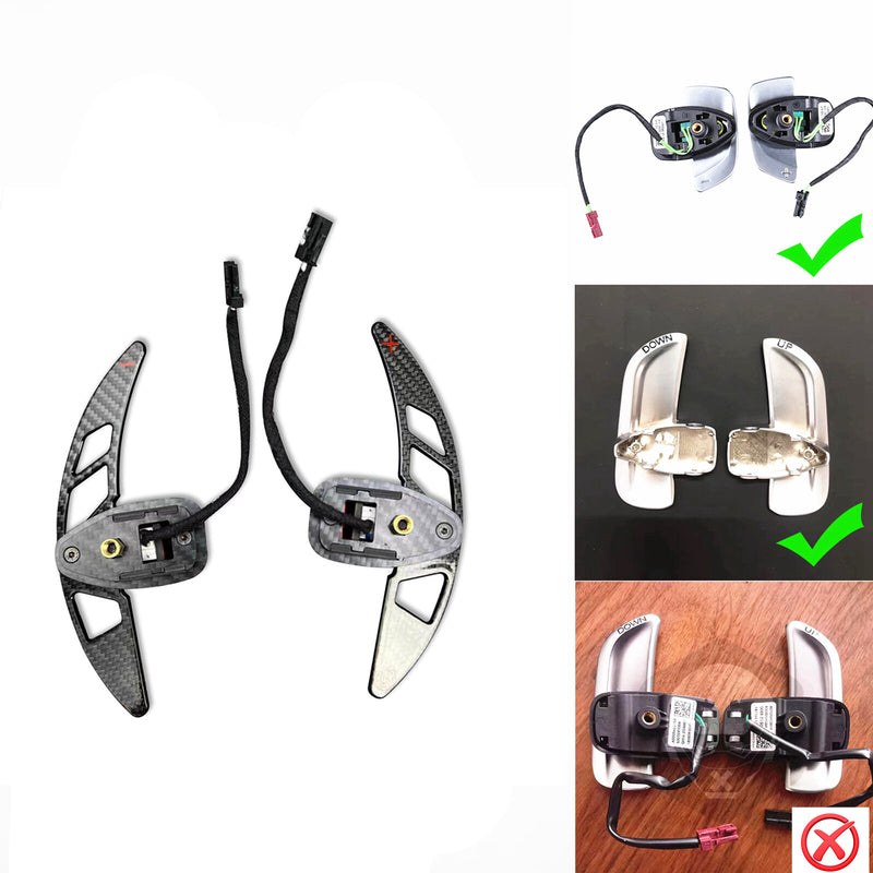 WXZOS Magnetic Carbon Fiber Gear Shifter Paddle for Mercedes R172 SLC-Class 2016-2020